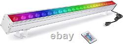 72W RGB Wall Washer Light, IP65 Waterproof Color Changing LED Strip Light with R