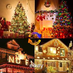 800Leds 272FT Colors Changing Christmas String Lights 4 Colors in 1 Strand 11 Mo