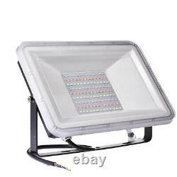8X 100W RGB Flood Light Outdoor Garden Color Changing LED Security Lamp WithRemote