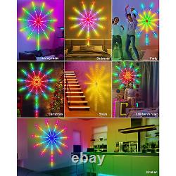 8x Firework LED Strip Light Dream Color RGB Smart Music Sync APP &Remote Control