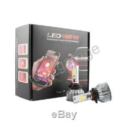 9006 HB4 Dual Function RGB LED Headlight Fog Lamp Color Changing Demon Eye Bulb