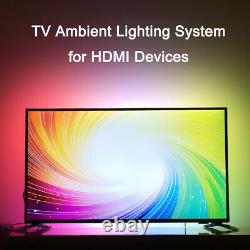 Ambient Light Kit for TV HDMI Devices Dream Screen 4K TV HDTV Backlight WS2812B