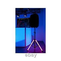 American Audio CSL-100 LED Multi-Colored Light Up Speaker Stands Pair Used
