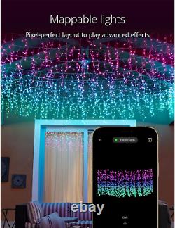 App Controlled Clear Wire LED Christmas Lights with 190 RGB Leds for Multipurpos