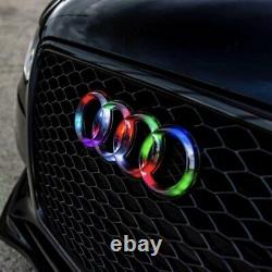 Audi Rings RGBW Color-Changing LED Emblem Logo Badge (Flow Series)