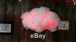 Beautiful color changing fluffy cloud nightlight decoration baby room Large lamp