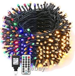 Brizlabs Christmas String Lights, 262Ft 800 LED Color Changing Christmas Lights