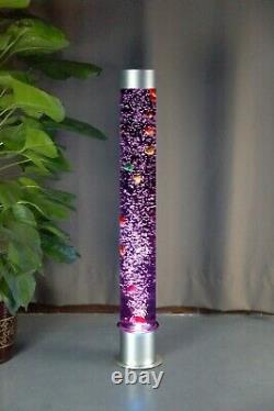 Bubble Tube 120cm x 12cm with Fish, Remote, & Wall Mounting Bracket