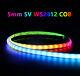 COB LED Strip Light Dream Color 5mm 5V WS2812B RGBIC Addressable For DIY Decor