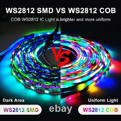 COB LED Strip Light Dream Color 5mm 5V WS2812B RGBIC Addressable For DIY Decor