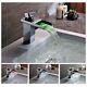 Cascada Color Changing LED Waterfall Bathroom Sink Faucet HDD721 Chrome Finish