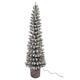 Celebrations 5 ft. Slim LED 100 ct Flocked Diamond Potted Color Changing