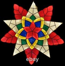 Christmas Capiz Parol LED Lantern Starlight 19 and 24 inch