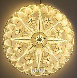 Christmas Capiz Parol LED Lantern White Tala 20,25 and 30 inch