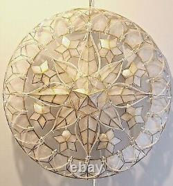 Christmas Capiz Parol LED Lantern White Tala 20,25 and 30 inch