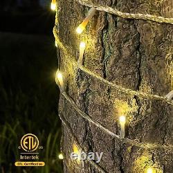 Christmas Lights Outdoor 250FT 750 LED String Lights with Ring Connector