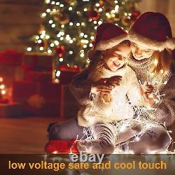 Christmas Lights Outdoor 250FT 750 LED String Lights with Ring Connector