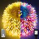 Christmas Lights Outdoor 720 LED 328Ft Color Changing String Lights Warm White t