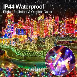 Christmas Lights Outdoor 720 LED 328Ft Color Changing String Lights Warm White t