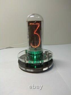 Clock with nixie tube in-18 USA warehouse LED backlight Tube included