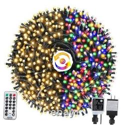 Color Changing Christmas Tree 262FT 800 LED Warm White & Multicolor/ Plug in