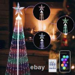 Color Changing Christmas Tree Lights 370 Bulbs 6 ft. LED String Light