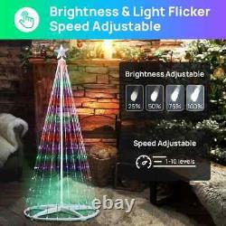 Color Changing Christmas Tree Lights 370 Bulbs 6 ft. LED String Light