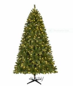 Color Changing Christmas Tree Pre Lit 550 Dual Color LED Lights 7.5' 8 Function