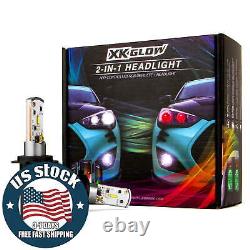 Color Changing LED Headlight Bulb Kit for 2X Brightness Devil Eye XK045003