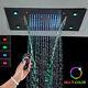 Color Changing LED Rain&Waterfall Shower Head Combo System with Remote Control