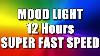 Color Changing Mood Light 12 Hours Super Fast Speed Multi Colour Screen Relaxing Rainbow Colours