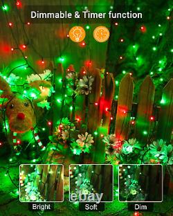 Color Changing String Lights with Remote RGB 170 Ft 500 LED Color Changing Chr