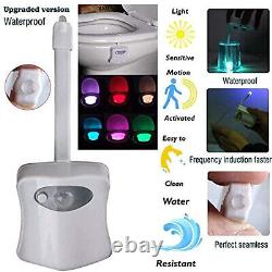 Color Changing Toliet Night Light Motion Sensor LED Multi-Color Toilet Light Lot