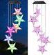 Color-Changing Wind Chime Lights LED Solar Star Garden Yard Decor Waterproof