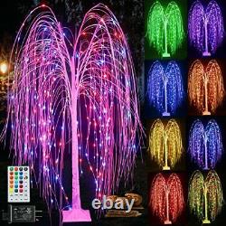 Colorful LED Willow Tree Lights with Remote 6FT 288LEDs Light Up Color Changi