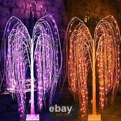 Colorful LED Willow Tree Lights with Remote 6FT 288LEDs Light Up Color Changi