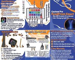 Custom Pro PondPrism Universal Fountain Smart 3 Light Kit Color Changing