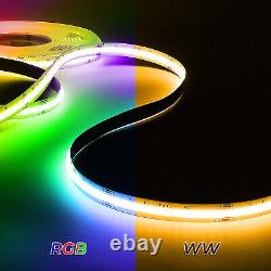 DC 24V COB LED Strip RGBW RGBWW 784LEDs/M Dotless Flexible Tape Light Home Lamp