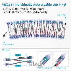 DC5V WS2811 Full Color LED Pixels String Lights Digital Addressable Module