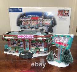 Department 56 Shelly's Diner 2 Piece Set withLights Original Box #55008