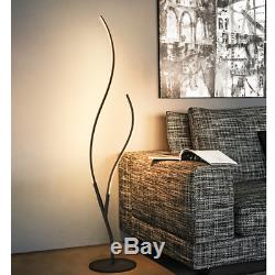 Dimmable LED Floor Lamp Modern Round Unique Design Bedside Standing Lighting 26W