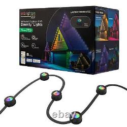 Enbrighten 100ft Outdoor Color Changing RGBWic LEDS String Wi-Fi Eave Lights