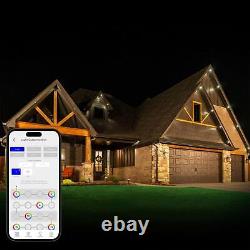 Enbrighten 100ft Outdoor Color Changing RGBWic LEDS String Wi-Fi Eave Lights