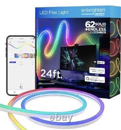 Enbrighten Smart 24 Ft Color Changing Flexible LED Strip Lights Wi-Fi Control