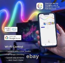 Enbrighten Smart 24 Ft Color Changing Flexible LED Strip Lights Wi-Fi Control