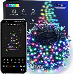 Enchanting LED Color-Changing Christmas Lights with Remote 66Ft