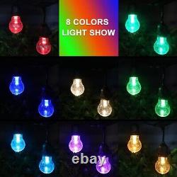 Enhanced 96FT Color Changing Edison Bulb Lights Water Resistant & Linkable