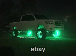Fiacarlighting 17.5 Pro RGB Color Change LED Truck Wheel Rings Light x4pcs SET