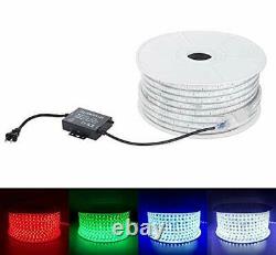 Flexible LED RGB Rope Light Strip, Multi Color Changing SMD 5050 LEDs, 110 50m