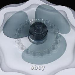 Flower Ceiling Fan Light 3 Color Change Fan Lamp Silent With With Remote 110V